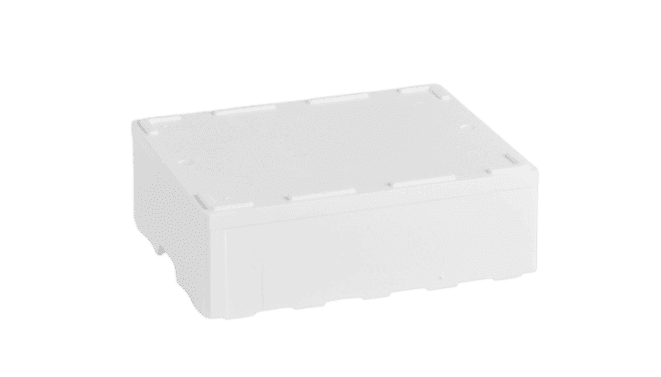 putuplasta kaste 22 L, bez noplūdes atverēm, 600 x 400 x 185 mm - 1 palete (60 gab.)