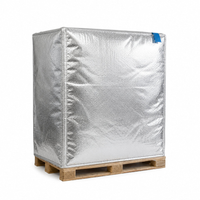 termo pārsegs paletei bloka paletei 120 x 100 x 150 cm (divslāņu)