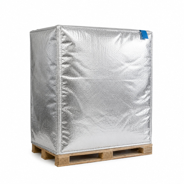 termo pārsegs paletei bloka paletei 120 x 100 x 150 cm (divslāņu)